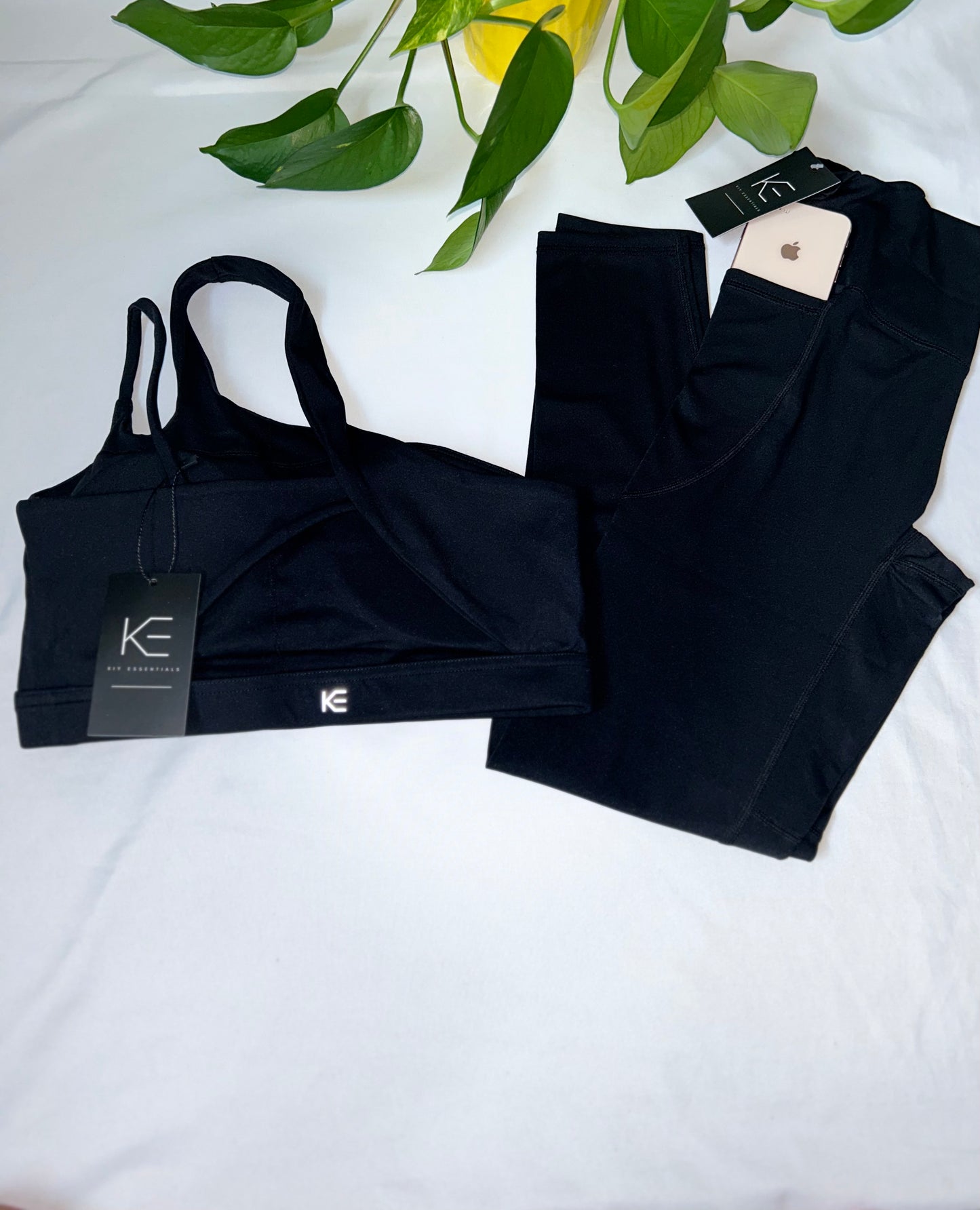 KE Fitness Cut Out Sports Bra Set